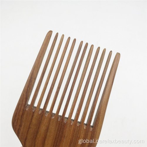 Wooden Comb Brush Green Sandalwood Hair Massage Wide Tooth Comb Manufactory